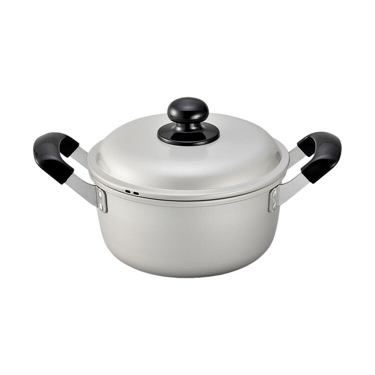 アルマイト シルビー 両手鍋18cm北陸アルミニウム株式会社4977449108016(代引不可)