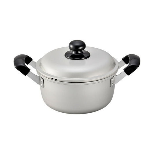 アルマイト シルビー 両手鍋18cm北陸アルミニウム株式会社4977449108016(代引不可)