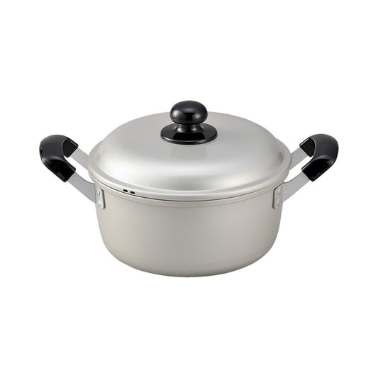 アルマイト シルビー 両手鍋20cm北陸アルミニウム株式会社4977449108023(代引不可)