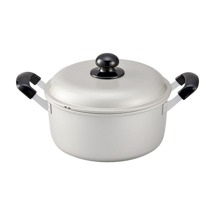 アルマイト シルビー 両手鍋24cm北陸アルミニウム株式会社4977449108047(代引不可)