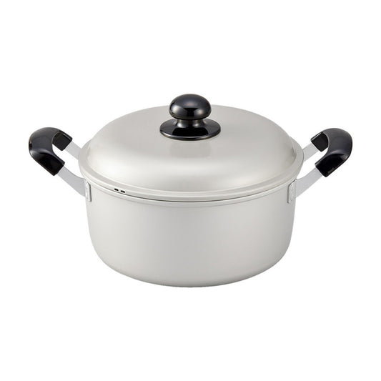 アルマイト シルビー 両手鍋24cm北陸アルミニウム株式会社4977449108047(代引不可)