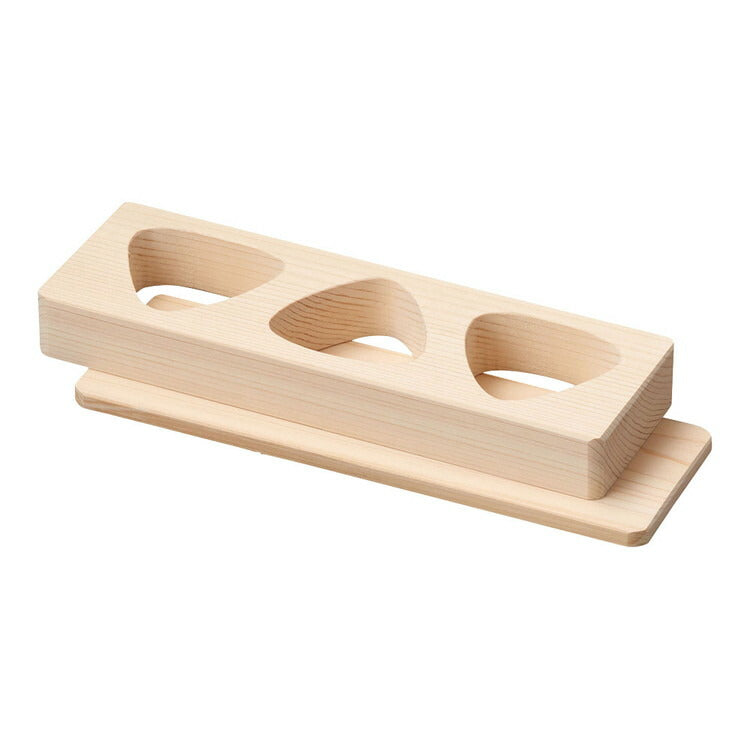 桧 おにぎり抜型(敷板付)3穴 06307ヤマコー株式会社4988484063079(代引不可)