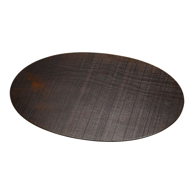 本漆荒肌多目的トレイ楕円 15526ヤマコー株式会社4988484155262(代引不可)