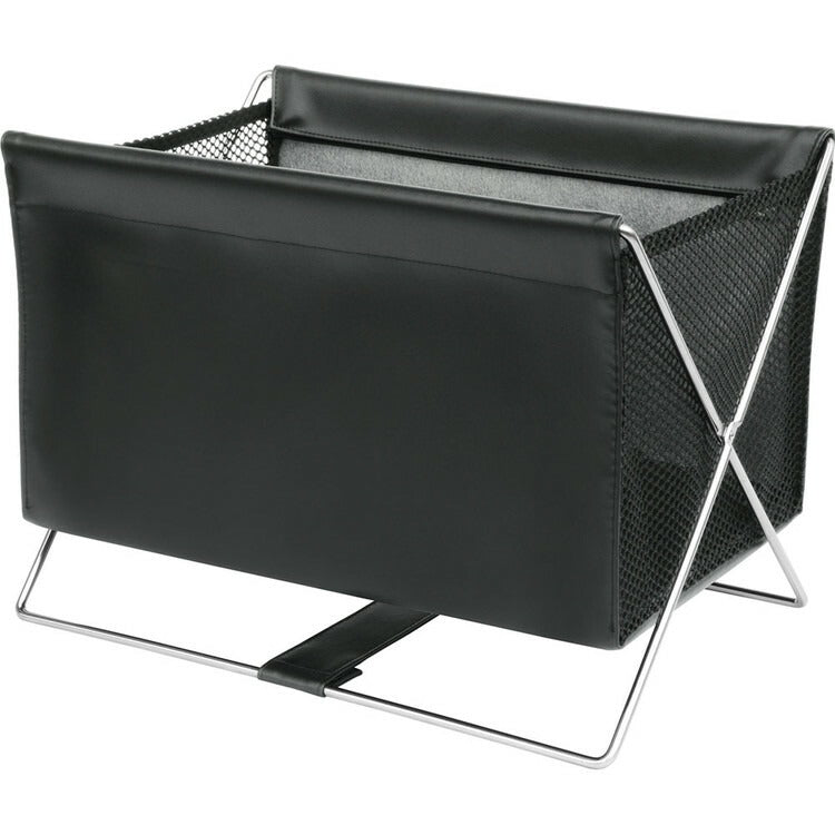 ミニサイドワゴン・合皮×メッシュS R-365 ブラック株式会社 サキ4990630365012(代引不可)