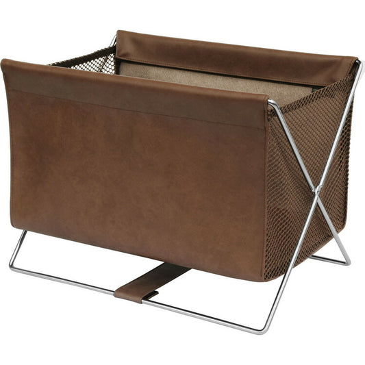 ミニサイドワゴン・合皮×メッシュS R-365 ブラウン株式会社 サキ4990630365098(代引不可)