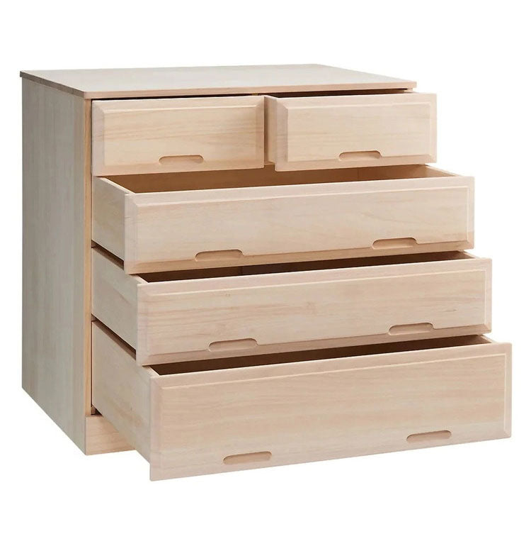 押入れ クローゼット収納 衣類収納 奥行60cm ロング総桐クローゼットチェスト キャスター付き 幅75cm・4段 【日本製 大川家具 完成品】 引き出し収納 オシャレ 北欧 服 押入れ収納(代引不可)