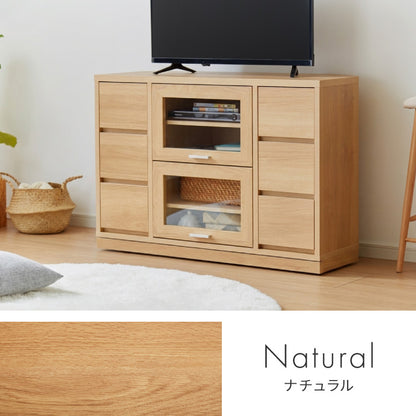 ガラス扉 左右にスウィングできるコーナーテレビ台 ハイタイプ 100cm 50インチ対応 日本製 完成品 テレビ台 テレビボード コーナー 大型テレビ コーナーテレビ台 隠しキャスター