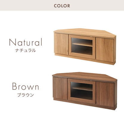 北欧 コーナーテレビ台 幅110cm 高さ45cm 日本製 完成品 隠しキャスター 耐荷重 30kg フラップ扉 リビング収納 テレビ台 DVD収納 コード収納 引き出し モダン ベッドサイド ガラス ルーター収納(代引不可)