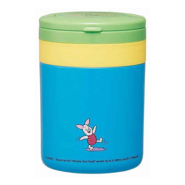 スケーター 折りたたみ ハンドル付き 保温 保冷 スープジャー 300ml レトロ くまのプーさん LJFO3AG