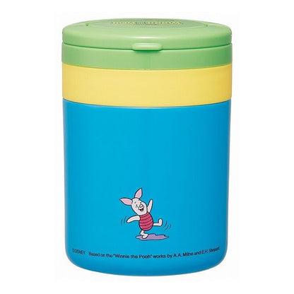 スケーター 折りたたみ ハンドル付き 保温 保冷 スープジャー 300ml レトロ くまのプーさん LJFO3AG
