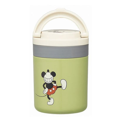 スケーター 折りたたみ ハンドル付き 保温 保冷 スープジャー 300ml ミッキーマウス LJFO3AG