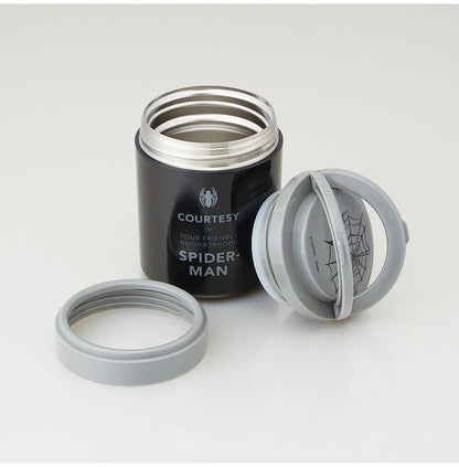 スケーター 折りたたみ ハンドル付き 保温 保冷 スープジャー 500ml スパイダーマン LJFO5AG