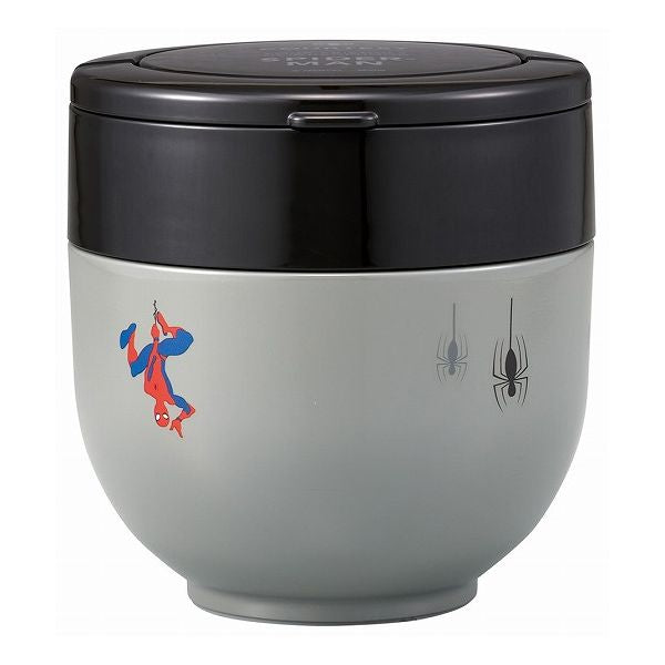 スケーター 折りたたみ ハンドル付き 保温 保冷 丼 ジャー 800ml スパイダーマン LDNO8AG