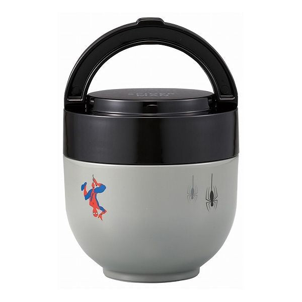 スケーター 折りたたみ ハンドル付き 保温 保冷 丼 ジャー 800ml スパイダーマン LDNO8AG
