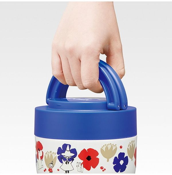 スケーター 折りたたみ ハンドル付き 保温 保冷 丼ぶり ジャー 540ml ムーミン LDNO6AG