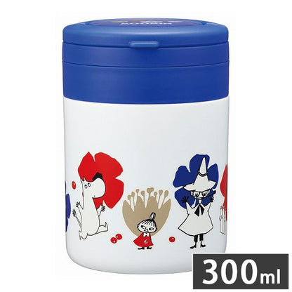 スケーター 折りたたみ ハンドル付き 保温 保冷 スープジャー 300ml ムーミン LJFO3AG