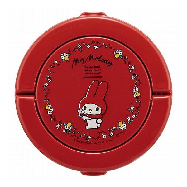 スケーター 折りたたみ ハンドル付き 保温 保冷 丼ぶり ジャー 540ml マイメロディ フラワーレトロ LDNO6AG