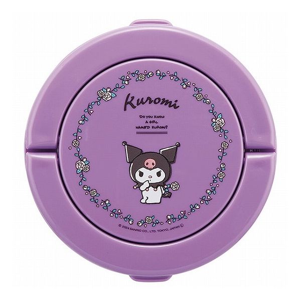 スケーター 折りたたみ ハンドル付き 保温 保冷 丼ぶり ジャー 540ml クロミフラワー レトロ LDNO6AG