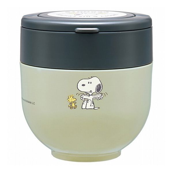 スケーター 折りたたみ ハンドル付き 保温 保冷 丼ぶり ジャー 540ml スヌーピー バッジ LDNO6AG