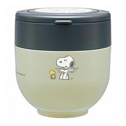 スケーター 折りたたみ ハンドル付き 保温 保冷 丼ぶり ジャー 540ml スヌーピー バッジ LDNO6AG