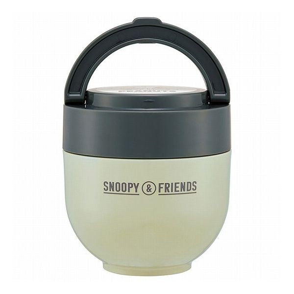 スケーター 折りたたみ ハンドル付き 保温 保冷 丼ぶり ジャー 540ml スヌーピー バッジ LDNO6AG