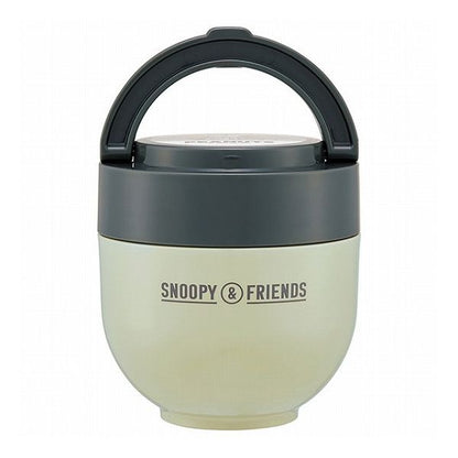 スケーター 折りたたみ ハンドル付き 保温 保冷 丼ぶり ジャー 540ml スヌーピー バッジ LDNO6AG
