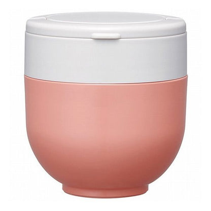 スケーター 折りたたみ ハンドル付き 保温 保冷 丼ぶり ジャー 540ml テラコッタオレンジ LDNO6AG