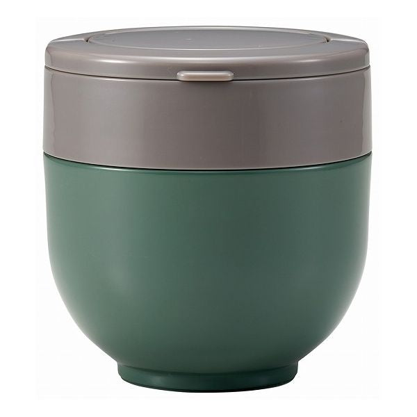 スケーター 折りたたみ ハンドル付き 保温 保冷 丼 ジャー 800ml エバーグリーン LDNO8AG