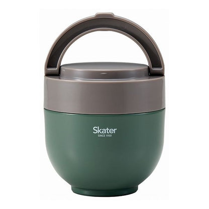 スケーター 折りたたみ ハンドル付き 保温 保冷 丼 ジャー 800ml エバーグリーン LDNO8AG