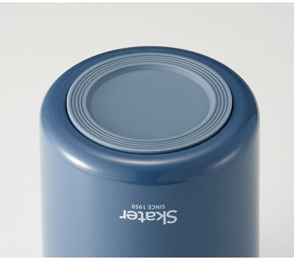 スケーター 折りたたみ ハンドル付き 保温 保冷 スープジャー 500ml アッシュブルー LJFO5AG