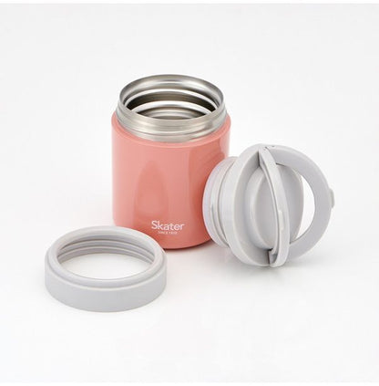 スケーター 折りたたみ ハンドル付き 保温 保冷 スープジャー 300ml テラコッタオレンジ LJFO3AG