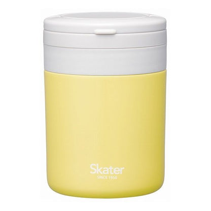 スケーター 折りたたみ ハンドル付き 保温 保冷 スープジャー 300ml サフランイエロー LJFO3AG