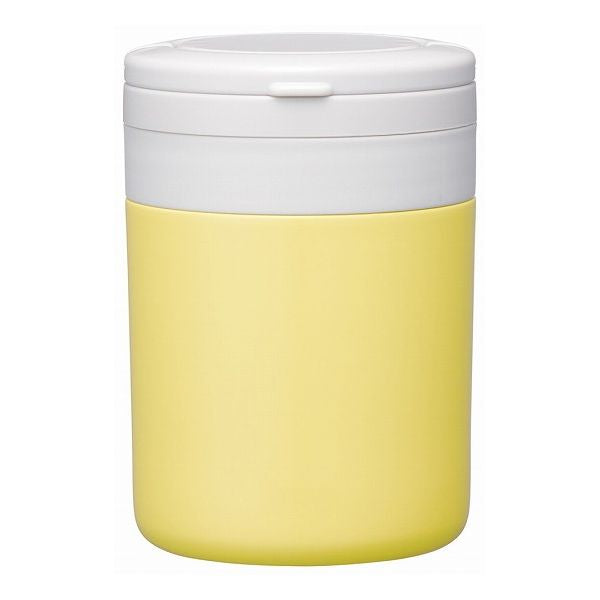 スケーター 折りたたみ ハンドル付き 保温 保冷 スープジャー 300ml サフランイエロー LJFO3AG