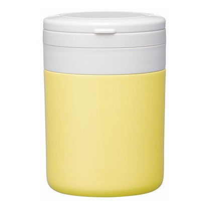 スケーター 折りたたみ ハンドル付き 保温 保冷 スープジャー 300ml サフランイエロー LJFO3AG