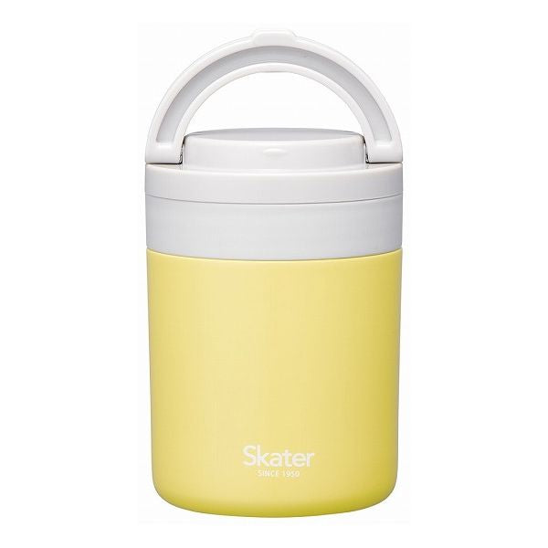 スケーター 折りたたみ ハンドル付き 保温 保冷 スープジャー 300ml サフランイエロー LJFO3AG