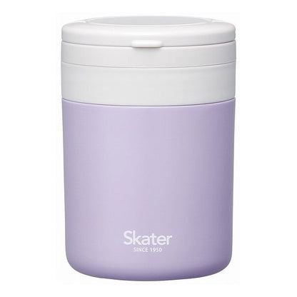 スケーター 折りたたみ ハンドル付き 保温 保冷 スープジャー 300ml ライラックグレー LJFO3AG