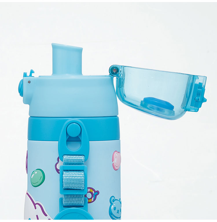サンリオ 新柄 水筒 キッズ 直飲み 保冷 3D ステンレスボトル ボトル クロミ シナモロール マイメロディ キティ ポムポムプリン ポチャッコ ハンギョドン SDPV5 Sanrio マシュグミ スケーター Skater