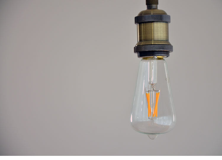 ペンダント ソケット 1灯 真鍮 ※電球別売り 1灯金具 E26 古アンティーク紐 インテリア照明 カフェ CAFE モダン レトロ 北欧