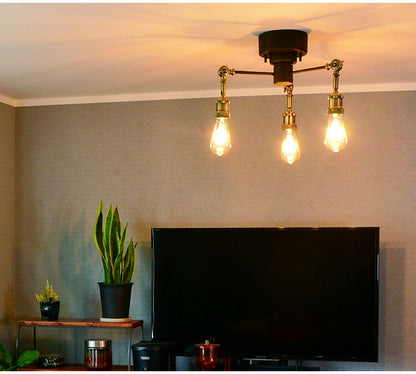 照明 シーリング灯具 3灯 照明 電球 シーリングライト 天井照明 KISK-C インテリア おしゃれ 北欧 シンプル 照明器具 間接照明 新生活 モダン リビング 寝室 ダイニング 明かり ライト スポットライト(代引不可)