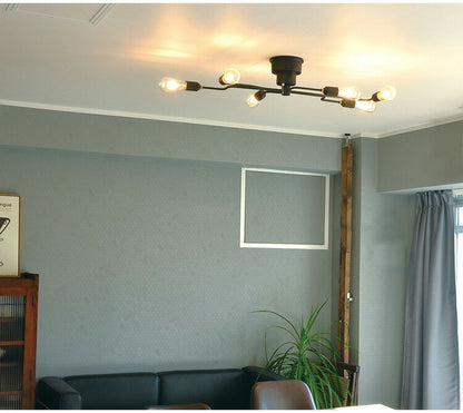 6灯シーリングライト 照明 電球 シーリングライト 天井照明 GENON ゲノン インテリア おしゃれ 北欧 シンプル 照明器具 間接照明 新生活 モダン リビング 寝室 ダイニング 明かり スポットライト(代引不可)