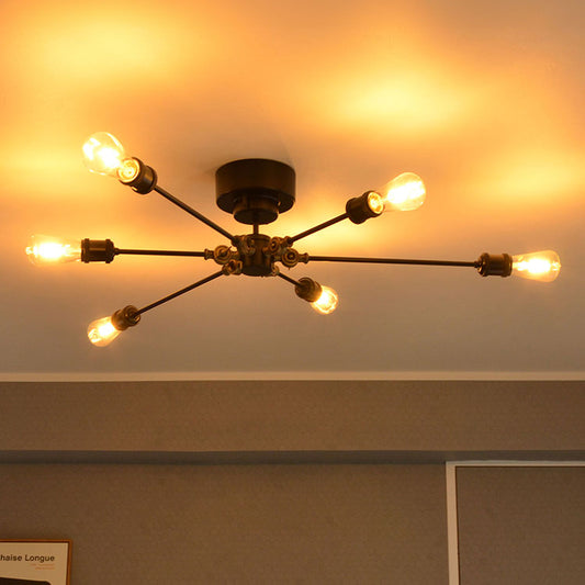 6灯シーリングライト 照明 電球 シーリングライト 天井照明 GORDON ゴードン インテリア おしゃれ 北欧 シンプル 照明器具 間接照明 新生活 モダン リビング 寝室 ダイニング 明かり スポットライト(代引不可)