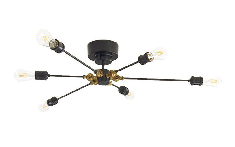 6灯シーリングライト 照明 電球 シーリングライト 天井照明 GORDON ゴードン インテリア おしゃれ 北欧 シンプル 照明器具 間接照明 新生活 モダン リビング 寝室 ダイニング 明かり スポットライト(代引不可)