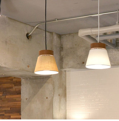 ペンダントライト 照明 1灯 ファブリック スチール E26 シーリングライト おしゃれ かわいい 北欧 インテリア リビング ダイニング 節電 照明 居間 寝室 モダン シンプル LED 電球別売り(代引不可)