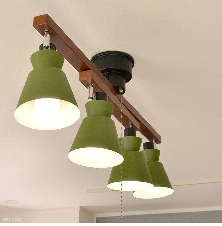 シーリングライト 4灯 ペンダントライト スチール ファブリック スチール E26 おしゃれ かわいい 北欧 インテリア リビング ダイニング 節電 照明 居間 寝室 モダン シンプル LED 電球別売り(代引不可)