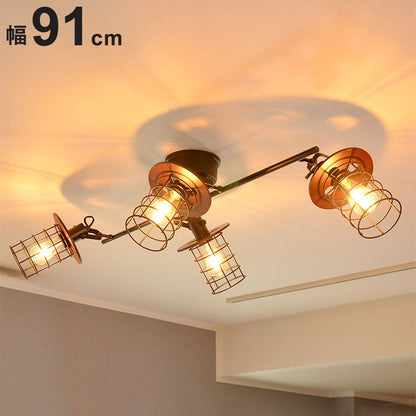 4灯 シーリングライト スチール ペンダントライト E26 おしゃれ かわいい 北欧 インテリア リビング ダイニング 節電 照明 居間 寝室 モダン シンプル LED 電球別売り(代引不可)