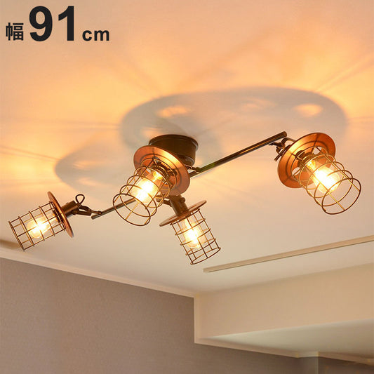 4灯 シーリングライト スチール ペンダントライト E26 おしゃれ かわいい 北欧 インテリア リビング ダイニング 節電 照明 居間 寝室 モダン シンプル LED 電球別売り(代引不可)