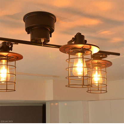 4灯 シーリングライト スチール ペンダントライト E26 おしゃれ かわいい 北欧 インテリア リビング ダイニング 節電 照明 居間 寝室 モダン シンプル LED 電球別売り(代引不可)