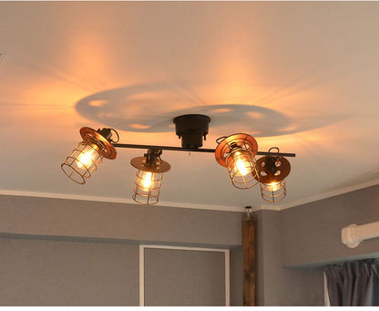 4灯 シーリングライト スチール ペンダントライト E26 おしゃれ かわいい 北欧 インテリア リビング ダイニング 節電 照明 居間 寝室 モダン シンプル LED 電球別売り(代引不可)