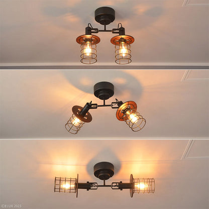 ペンダントライト 2灯 シーリングライト スチール E26 おしゃれ かわいい 北欧 インテリア リビング ダイニング 節電 照明 居間 寝室 モダン シンプル LED 電球別売り(代引不可)