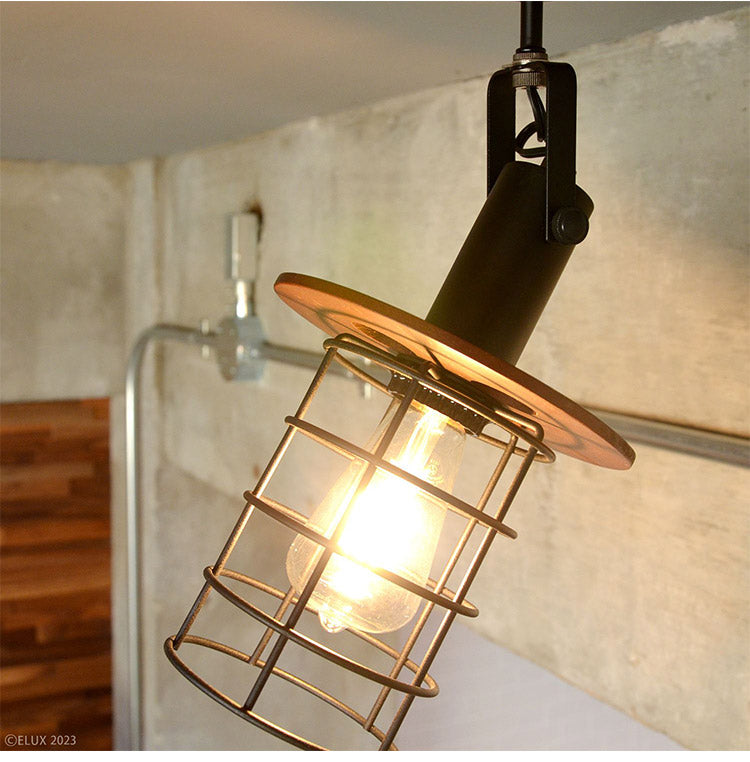 ダクトレールスポットライト 1灯 シーリングライト ペンダントライト E26 スチール おしゃれ かわいい 北欧 インテリア リビング ダイニング 節電 照明 居間 寝室 モダン シンプル LED 電球別売り(代引不可)